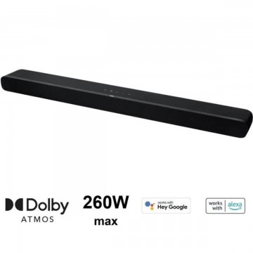 TCL TS8211 Soundbar 260W 2.1 με Τηλεχειριστήριο Μαύρο